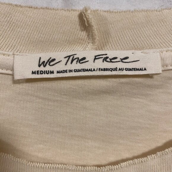Free People We the Free Free People Clover Top in Oatmeal Size M - Picture 2 of 7